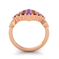 Simple Pave Art Deco Hira Ring