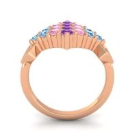 Simple Pave Art Deco Hira Ring