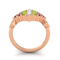 Simple Pave Art Deco Hira Ring