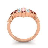 Simple Pave Art Deco Hira Ring