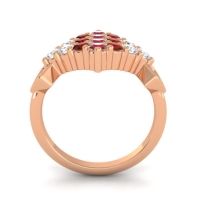 Simple Pave Art Deco Hira Ring