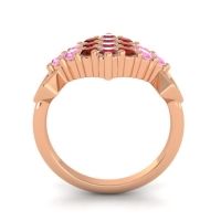 Simple Pave Art Deco Hira Ring
