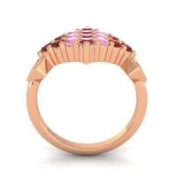 Simple Pave Art Deco Hira Ring