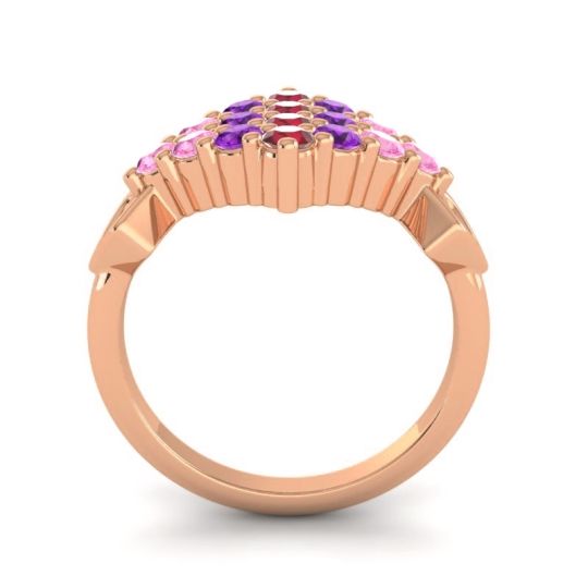 Simple Pave Art Deco Hira Ring