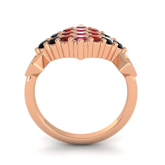 Simple Pave Art Deco Hira Ring