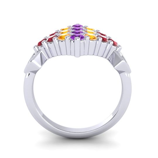 Simple Pave Art Deco Hira Ring