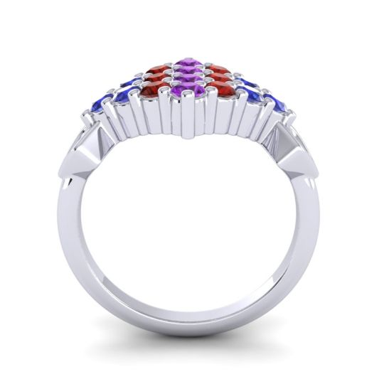 Simple Pave Art Deco Hira Ring