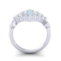 Simple Pave Art Deco Hira Ring