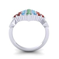 Simple Pave Art Deco Hira Ring