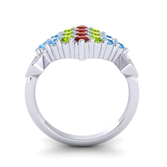 Simple Pave Art Deco Hira Ring