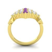 Simple Pave Art Deco Hira Ring