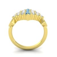 Simple Pave Art Deco Hira Ring