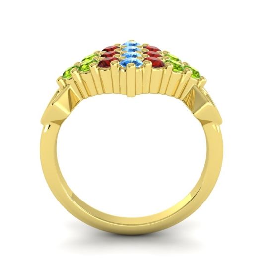 Simple Pave Art Deco Hira Ring