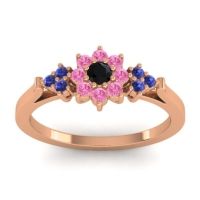 Simple Floral Pave Zepala Ring
