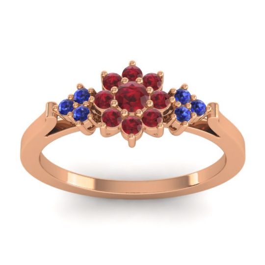 Simple Floral Pave Zepala Ring