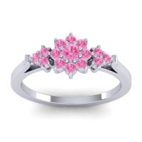 Pink Tourmaline Fashion Ring In Palladium – Zepala Simple Ring