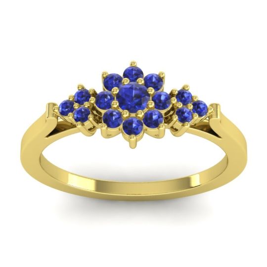 Simple Floral Pave Zepala Ring