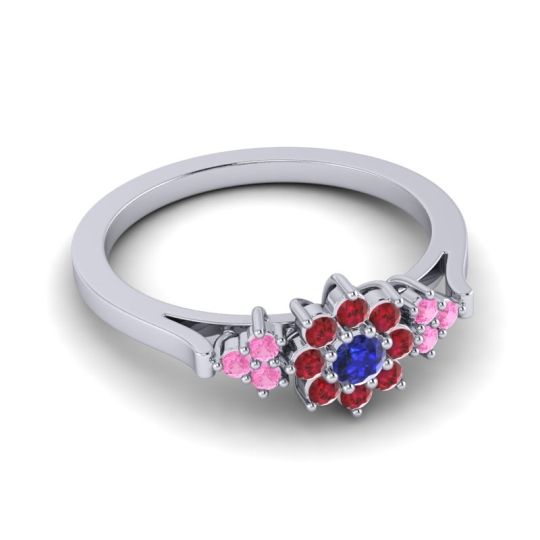 Simple Floral Pave Zepala Ring