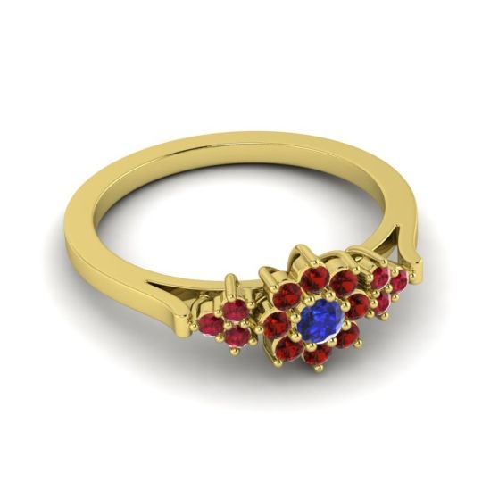 Simple Floral Pave Zepala Ring