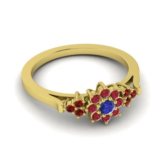 Simple Floral Pave Zepala Ring