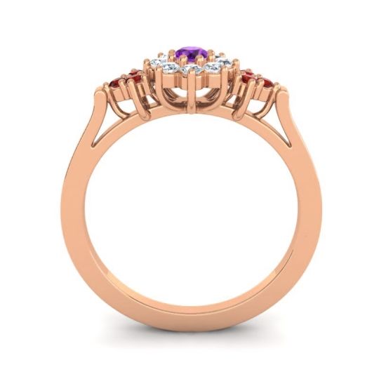 Simple Floral Pave Zepala Ring