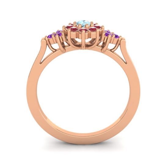 Simple Floral Pave Zepala Ring