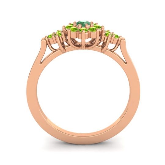 Simple Floral Pave Zepala Ring