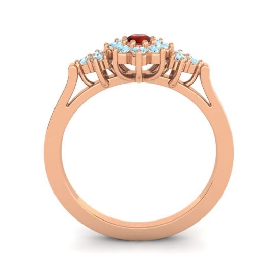 Simple Floral Pave Zepala Ring