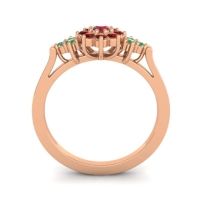 Simple Floral Pave Zepala Ring