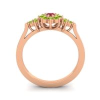 Simple Floral Pave Zepala Ring
