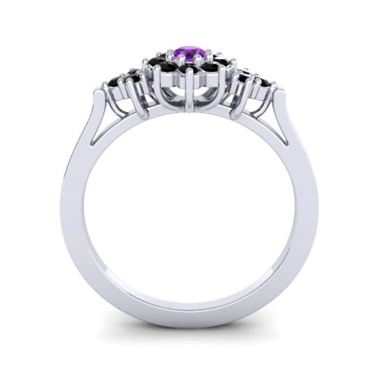 Simple Floral Pave Zepala Ring