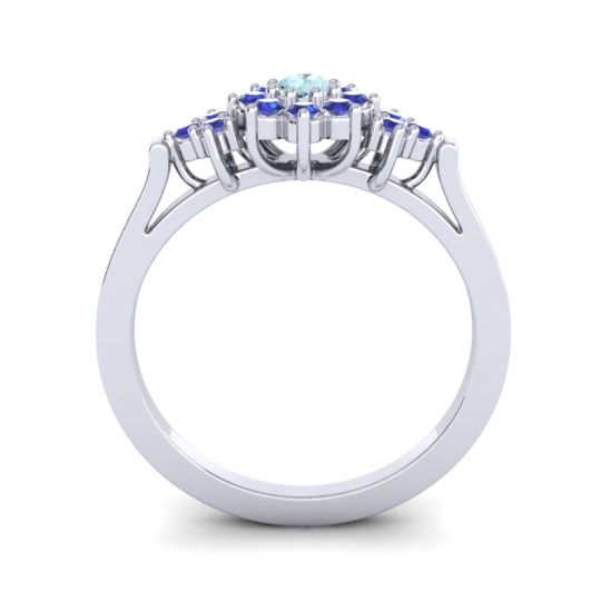 Simple Floral Pave Zepala Ring