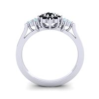 Simple Floral Pave Zepala Ring