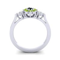 Simple Floral Pave Zepala Ring