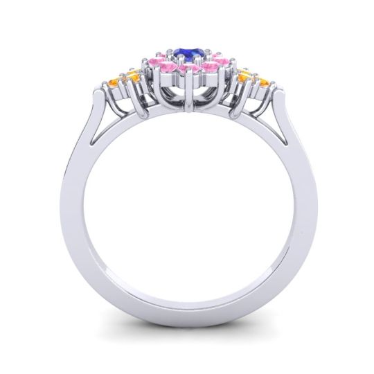 Simple Floral Pave Zepala Ring