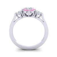 Simple Floral Pave Zepala Ring