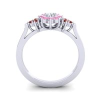 Simple Floral Pave Zepala Ring