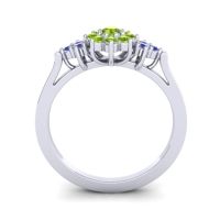 Simple Floral Pave Zepala Ring