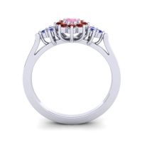 Simple Floral Pave Zepala Ring