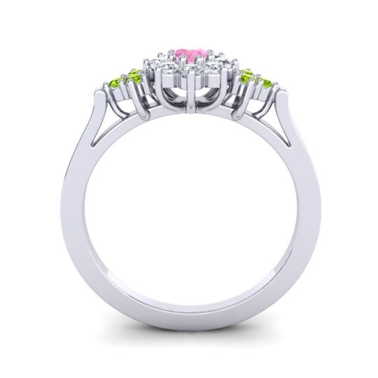 Simple Floral Pave Zepala Ring