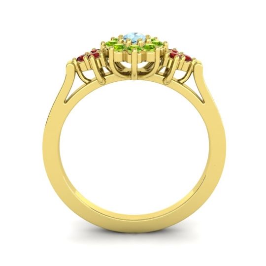 Simple Floral Pave Zepala Ring