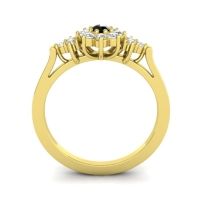 Simple Floral Pave Zepala Ring