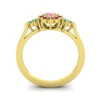 Simple Floral Pave Zepala Ring