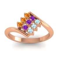 Simple Pave Bypass Navaza Ring