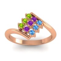 Simple Pave Bypass Navaza Ring