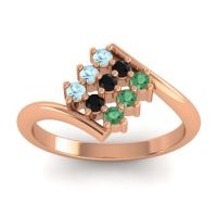 Simple Pave Bypass Navaza Ring