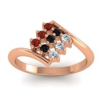 Simple Pave Bypass Navaza Ring