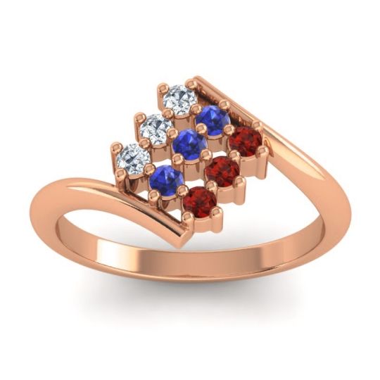 Simple Pave Bypass Navaza Ring