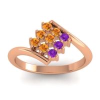 Simple Pave Bypass Navaza Ring