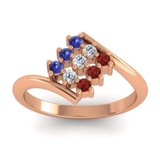 Simple Pave Bypass Navaza Ring